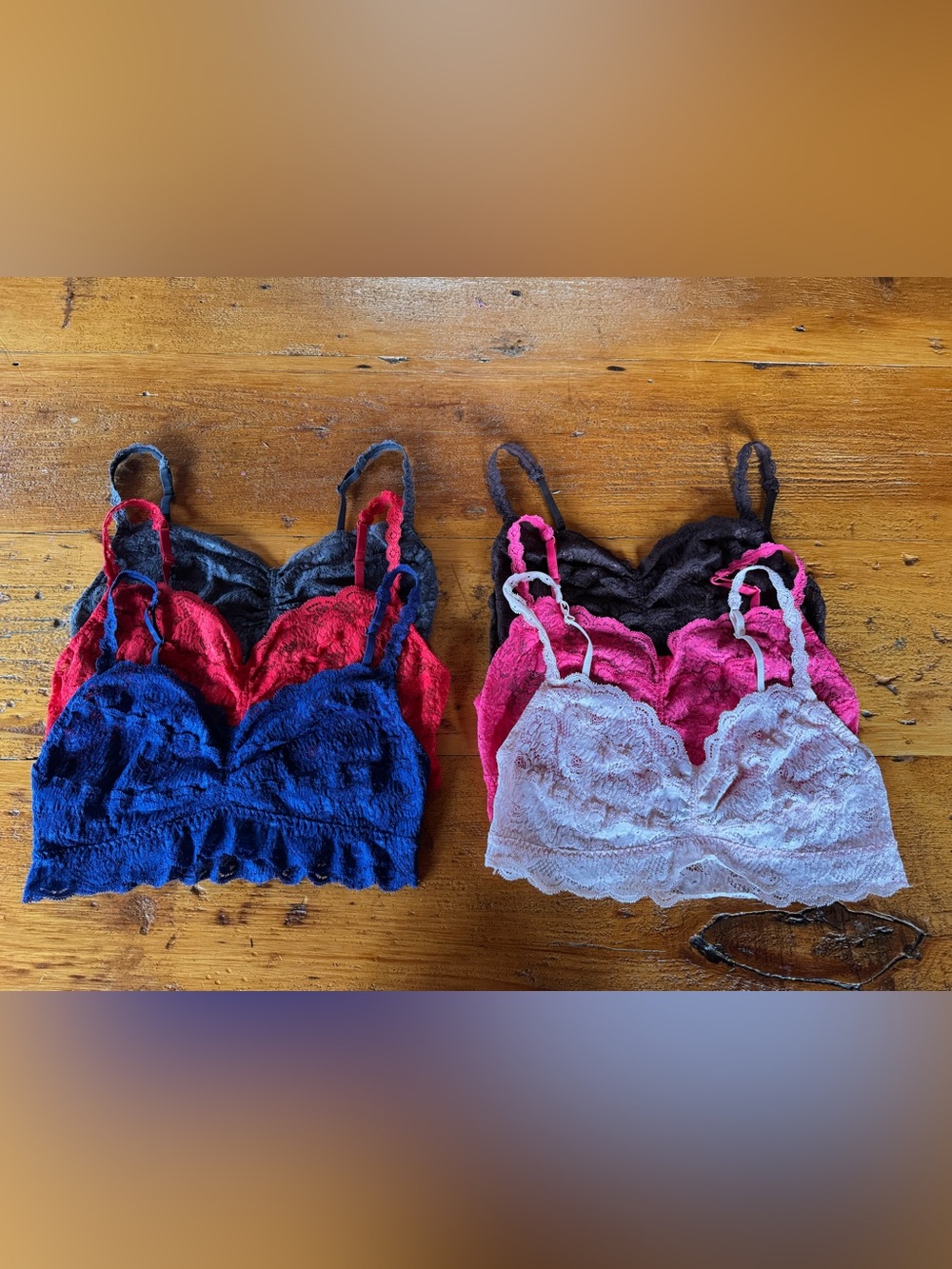 Cosabella Lace Bralette 6- Pack
